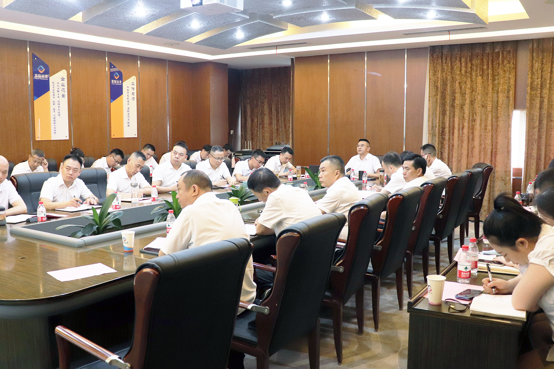 一定发运业加入控股股东永锋集团现场视察精益优异案例分享会