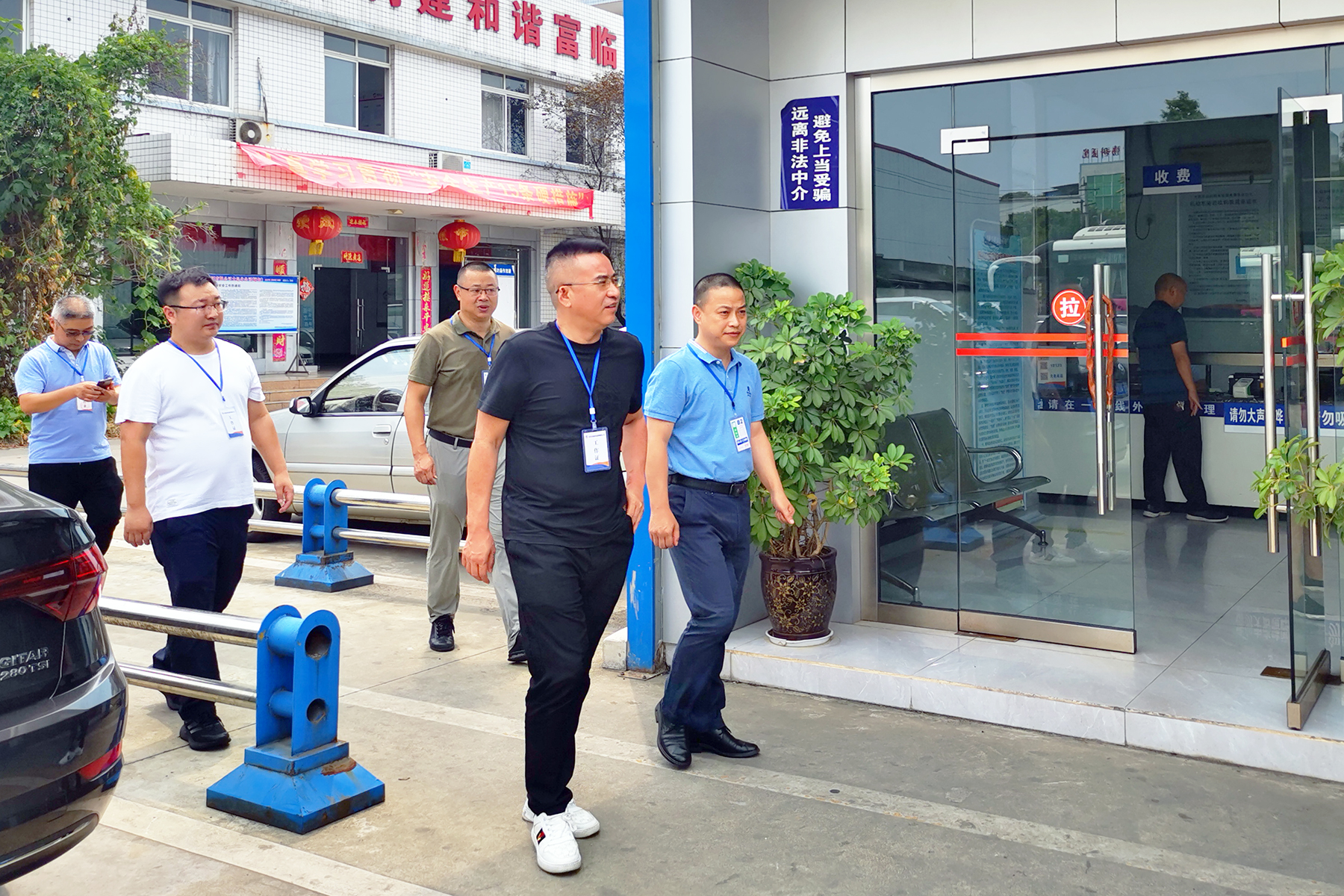 一定发运业总司理蔡亮发到一定发长运崇州分公司、大邑分公司检查指导事情